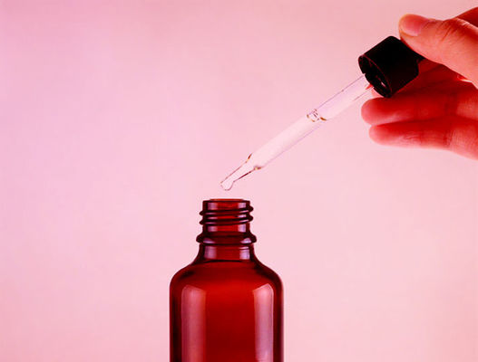 OEM 30ml Amber Essential Oil Glass Bottle met Glasdruppelbuisje