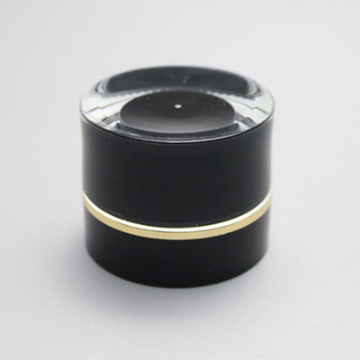 5ml kosmetisch Leeg Acryl Zwart Dubbel de Muurpolypropyleen van de Roomkruik