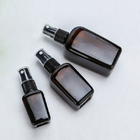 30ML de vierkante Kosmetische Etherische oliën van Amber Glass Spray Bottles For